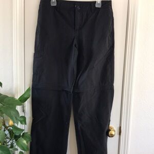 Men's Black Convertible Cargo Pants